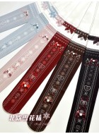 Red Maria Snowflake Tights